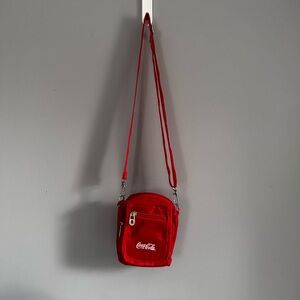 COCA COLA small crossbody bag. Red, Bright, Bold, Purse, Shoulder Bag